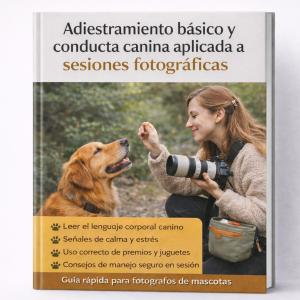 Adiestramiento básico y conducta canina aplicada a sesiones fotográficas
